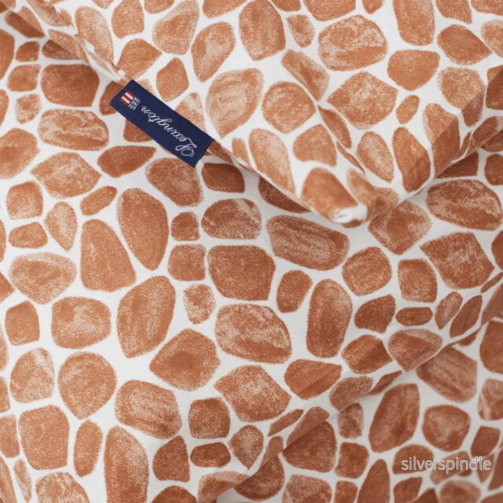 Lexington Printed Giraffe Organiskt Bomull Sateen Påslakan - Outlet - Bild 3