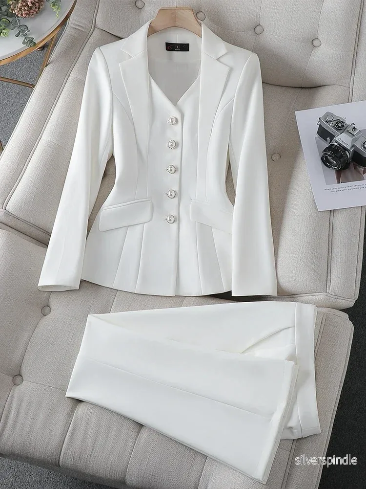 Sophie | Elegant Fodrad Kostym Set Dam Sophie | Elegant Fodrad Kostym Set Dam