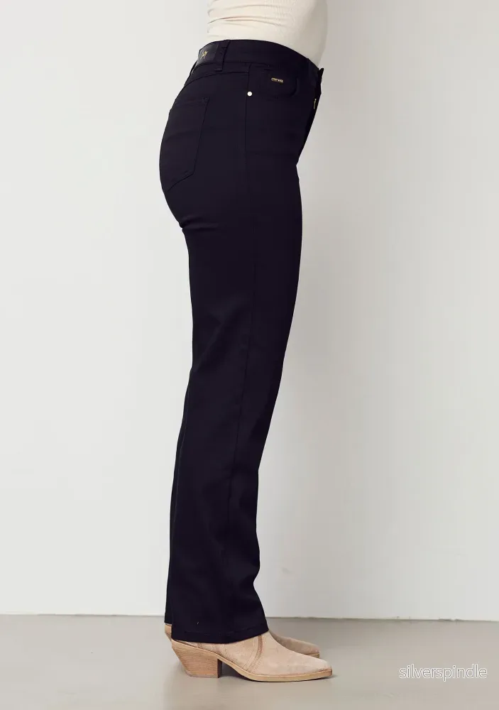 Lido Straight Long Jeans - Black - Bild 2