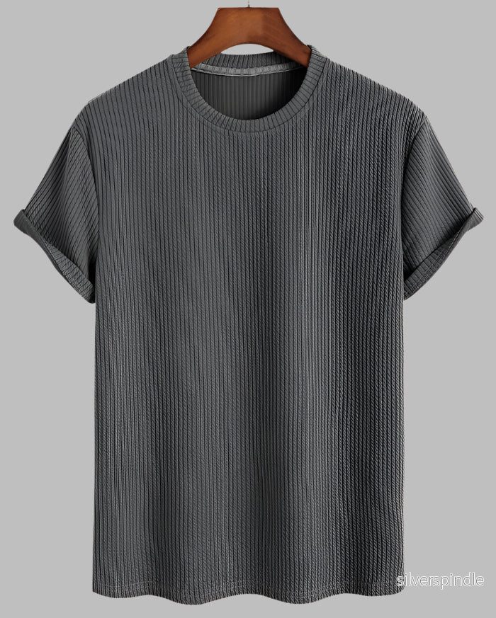 Ethan | Lätt Andningsbar Tränings T-Shirt Herr Med Rund Hals - Bild 2