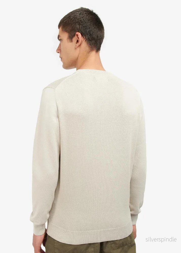 Barbour Pima Cotton Crew Neck Mist - Bild 3