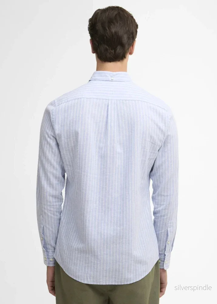Barbour Nelson Striped TS Shirt Blue - Bild 3