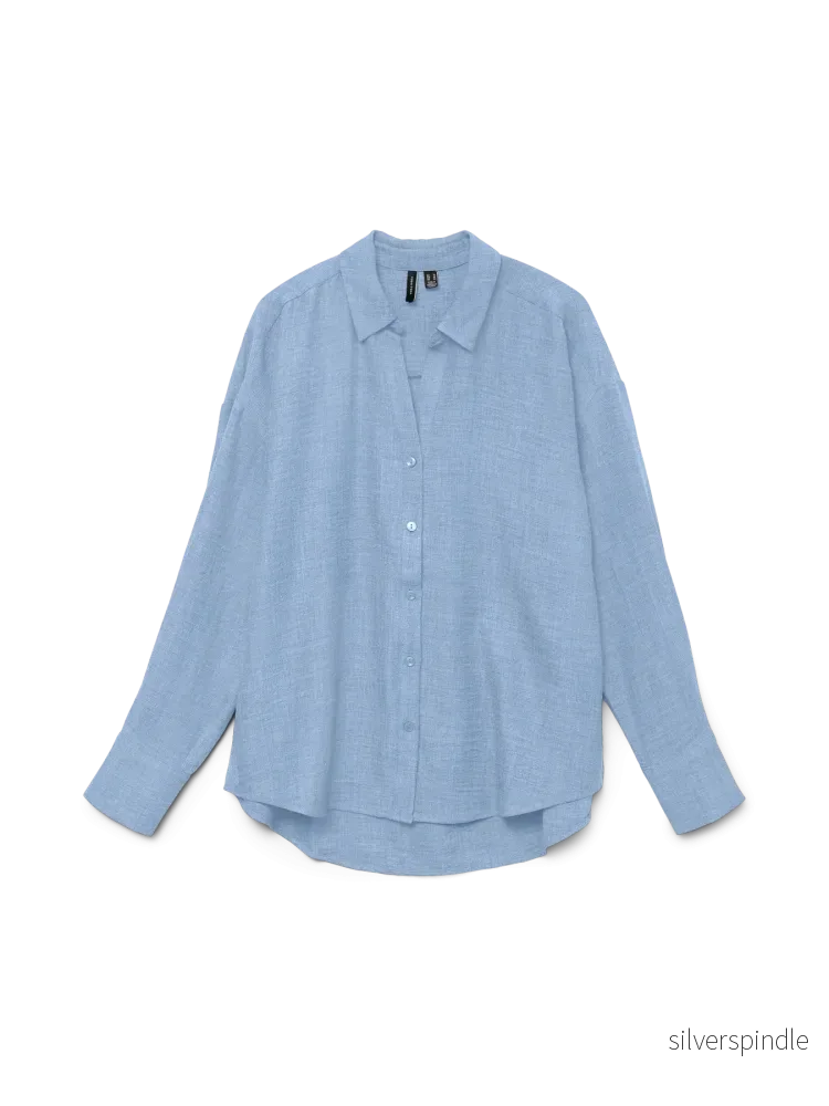 MELANEY QUEENY SHIRT CHAMBRAY BLUE MELANGE - Bild 3
