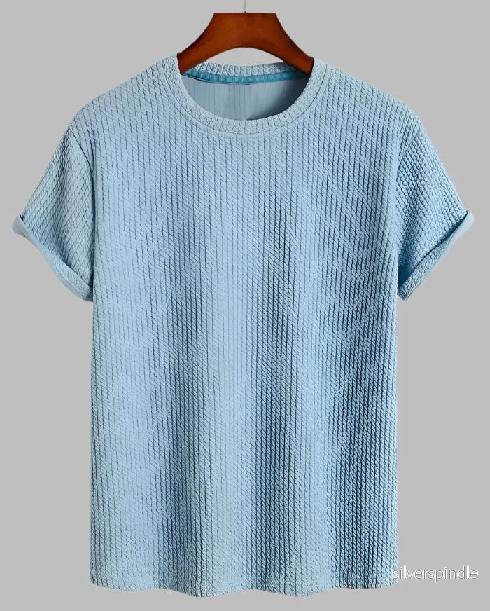Ethan | Lätt Andningsbar Tränings T-Shirt Herr Med Rund Hals - Bild 3