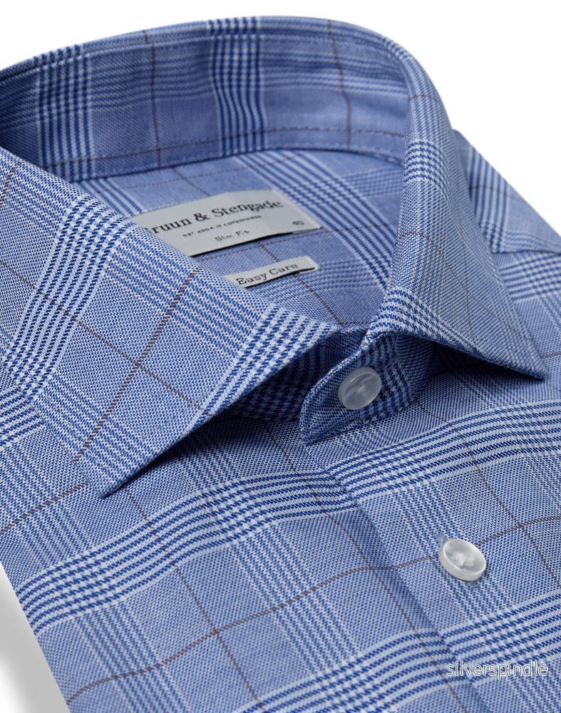 BS Ramirez Slim Fit Skjorta - Blue - Bild 2