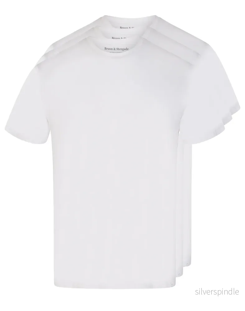 BS Antiqua Regular Fit T-shirt – Vit BS Antiqua Regular Fit T-shirt – Vit