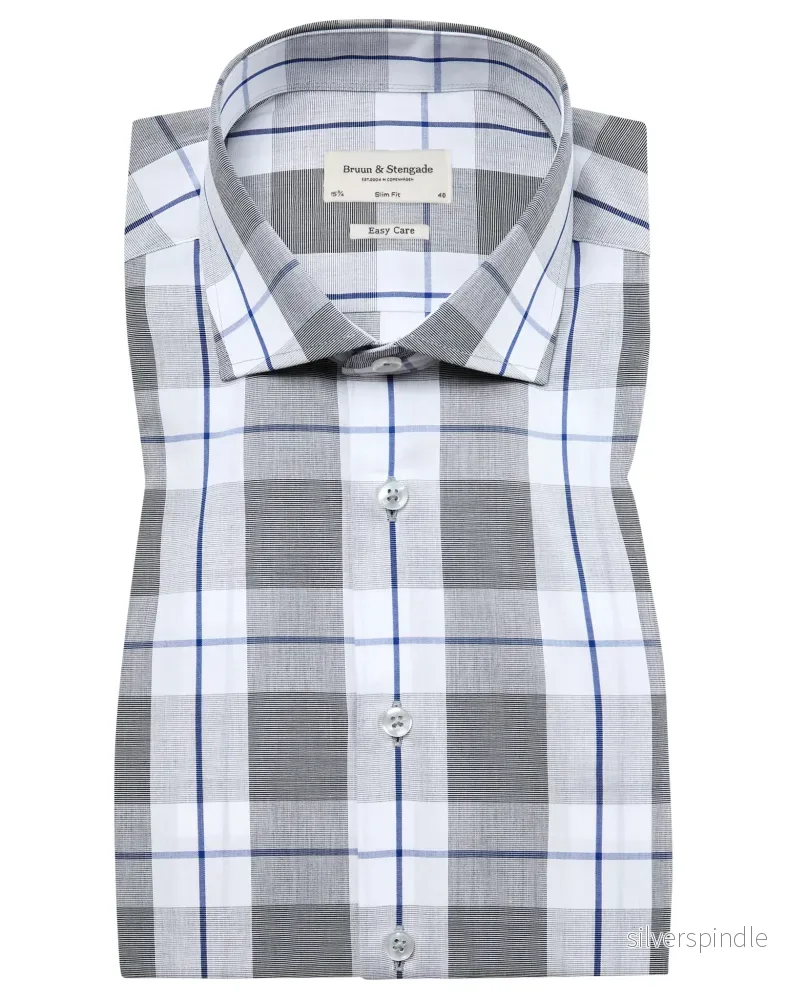 BS Demie Slim Fit Skjorta - Grey