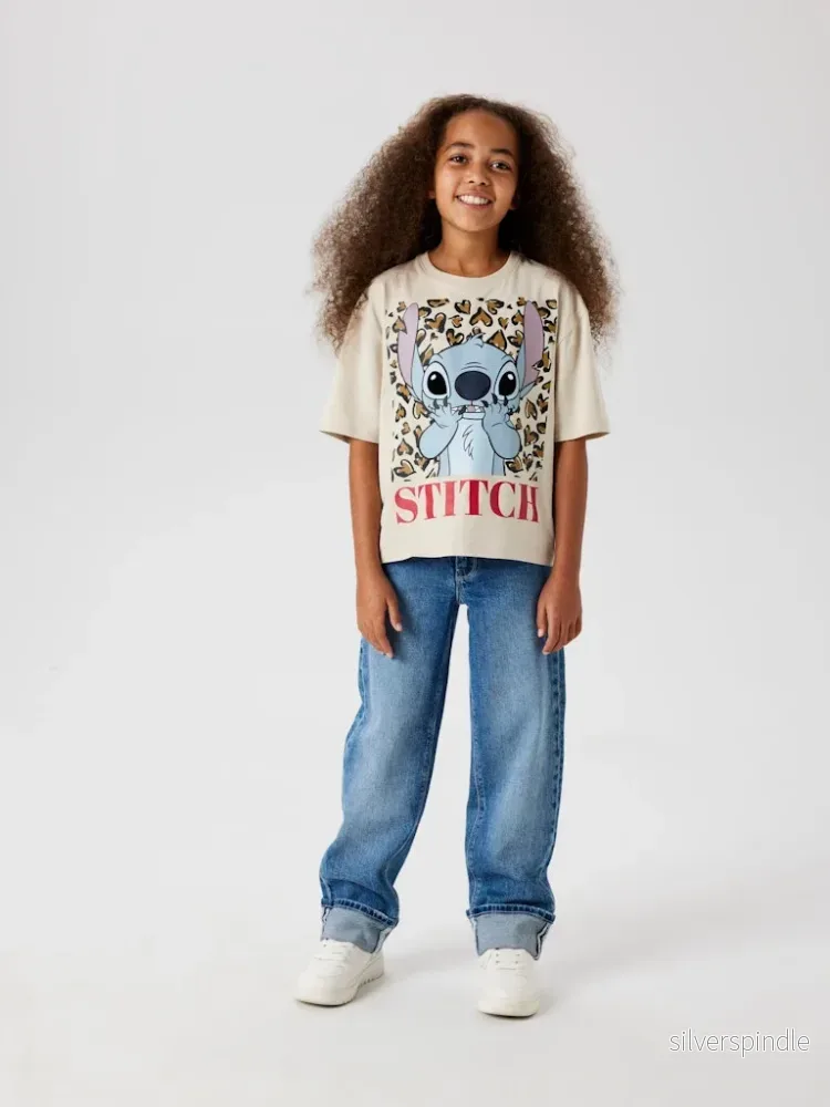 Blå Straight Jeans - Bild 3