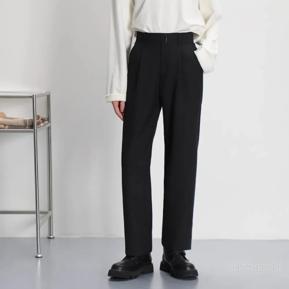 Ethan | Strukturerade Svarta Kostymbyxor för Dam Vår och Höst Ethan | Strukturerade Svarta Kostymbyxor för Dam Vår och Höst