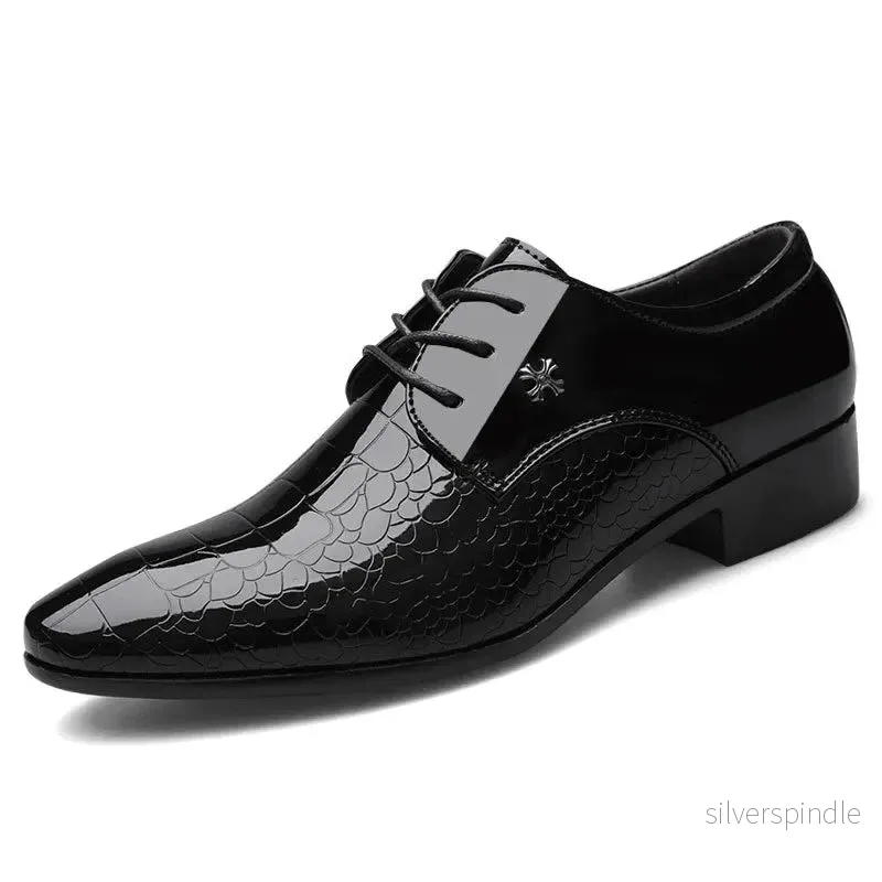 Elegant Oxford Skor för Män med Snörning & Texturerad Finish | Perfekta för Formella Tillfällen Elegant Oxford Skor för Män med Snörning & Texturerad Finish | Perfekta för Formella Tillfällen