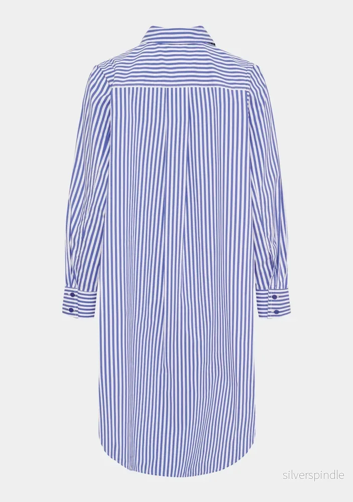 Sigga Striped Dress - Jeans Blue Stripe - Bild 3