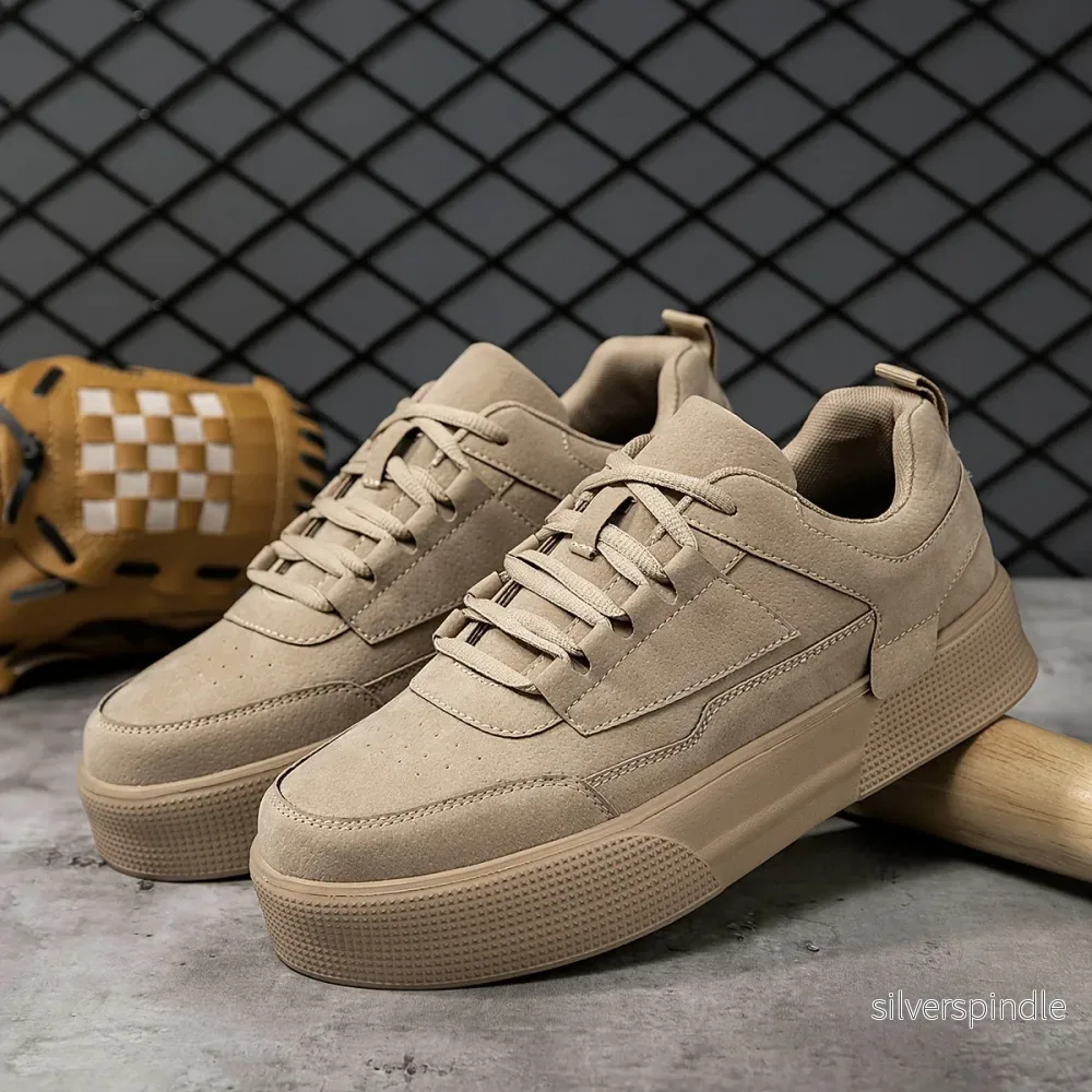 Urban Style | Herr Sneakers med Tjock Sula och Justerbar Snörning | Snygga och Komfortabla för Dagligt Bruk - Bild 3