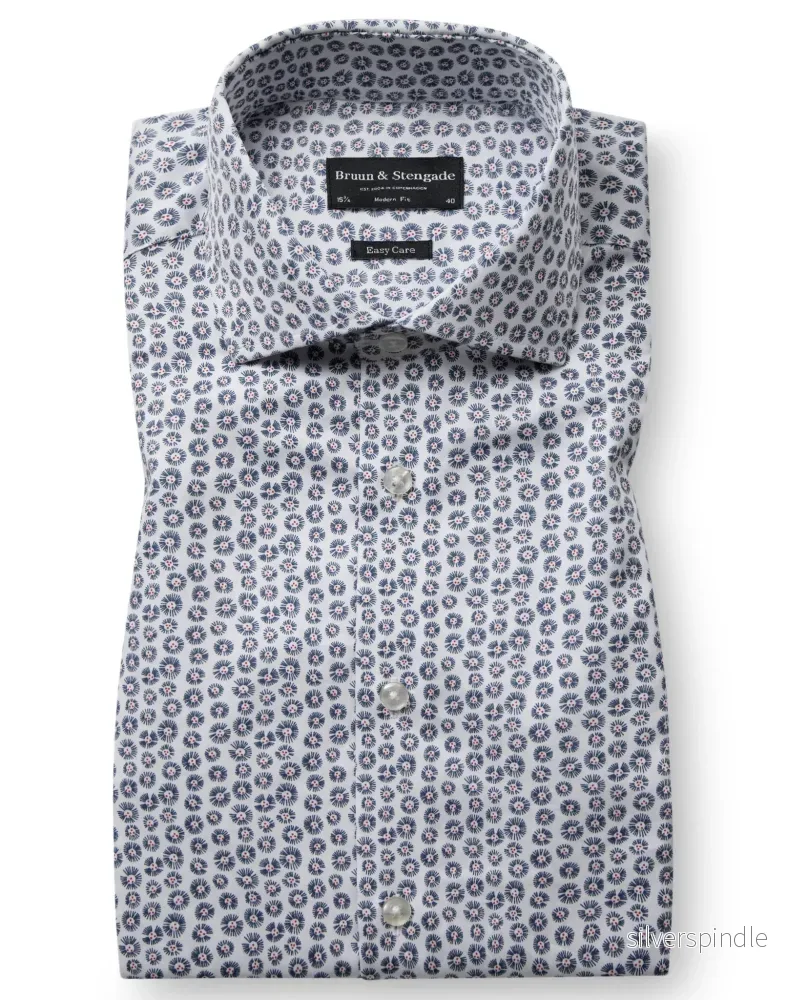 BS Namath Modern Fit Skjorta - White