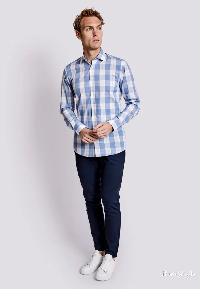 BS Elordi Slim Fit Skjorta - Blue - Bild 2