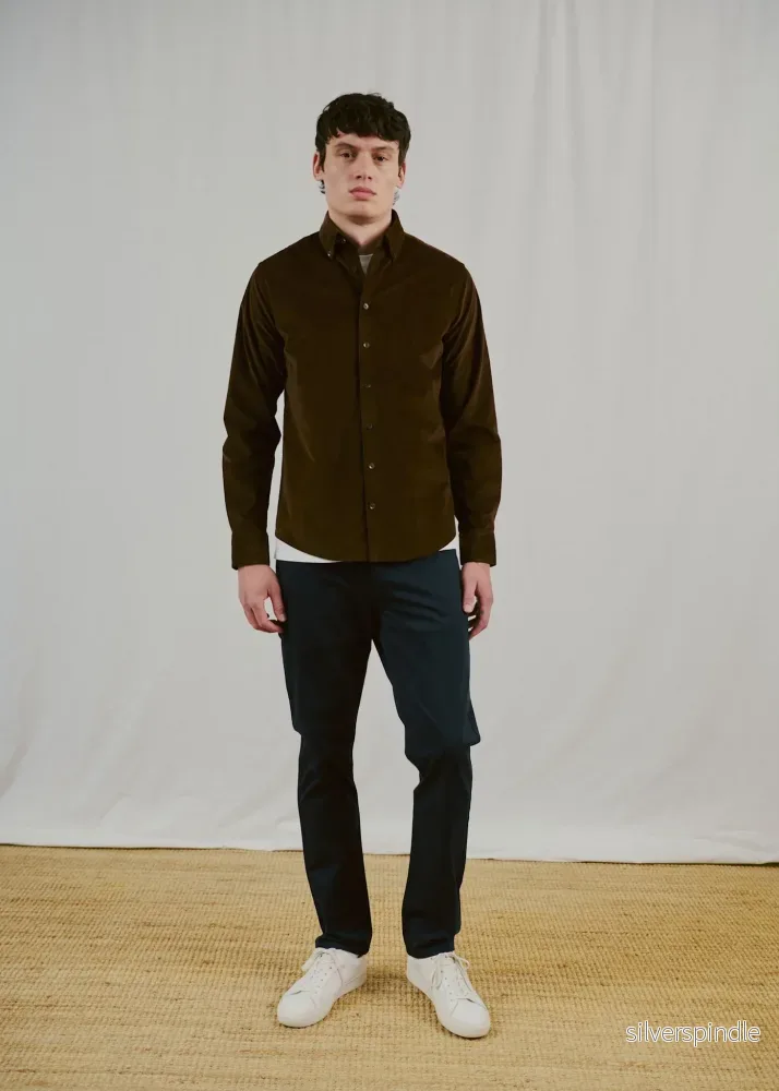 BS Osei Casual Modern Fit Skjorta – Brown BS Osei Casual Modern Fit Skjorta – Brown
