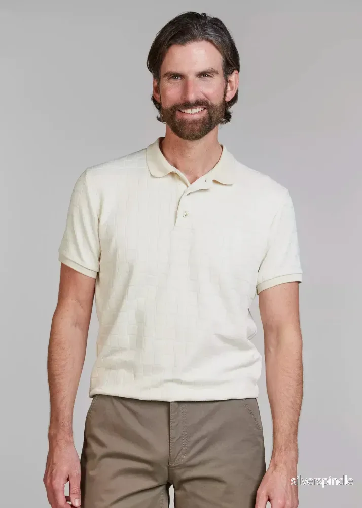 Hansen & Jacob Structure Polo Offwhite Hansen & Jacob Structure Polo Offwhite