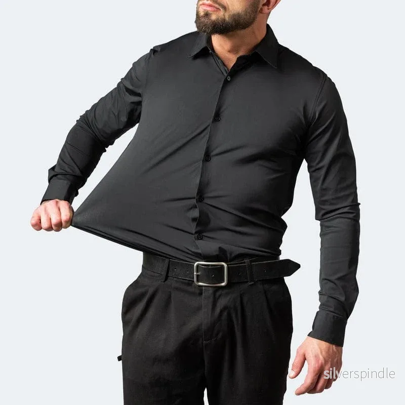 Ethan | Skrynkelfri Bekväm Stretchskjorta för Herr Ethan | Skrynkelfri Bekväm Stretchskjorta för Herr