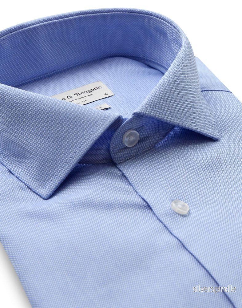 BS Zverev Slim Fit Skjorta - Light Blue - Bild 2