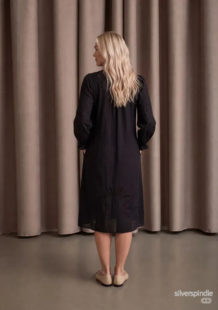 Ofia Dress - Black - Bild 2