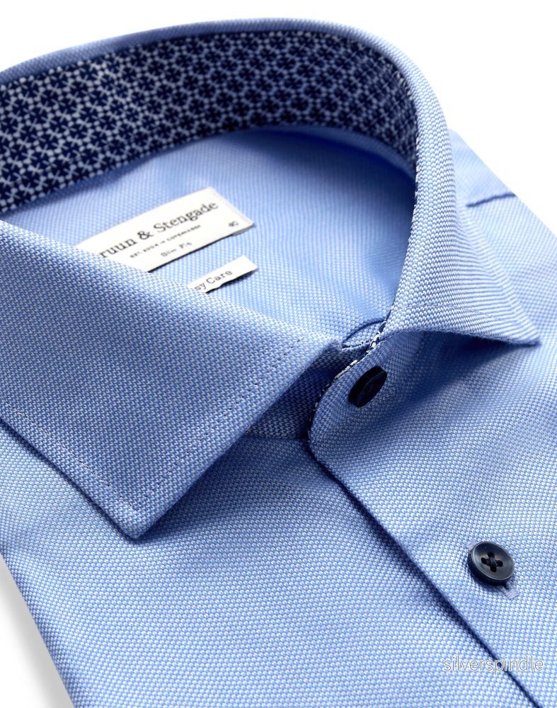 BS Murakami Slim Fit Skjorta - Light Blue - Bild 2
