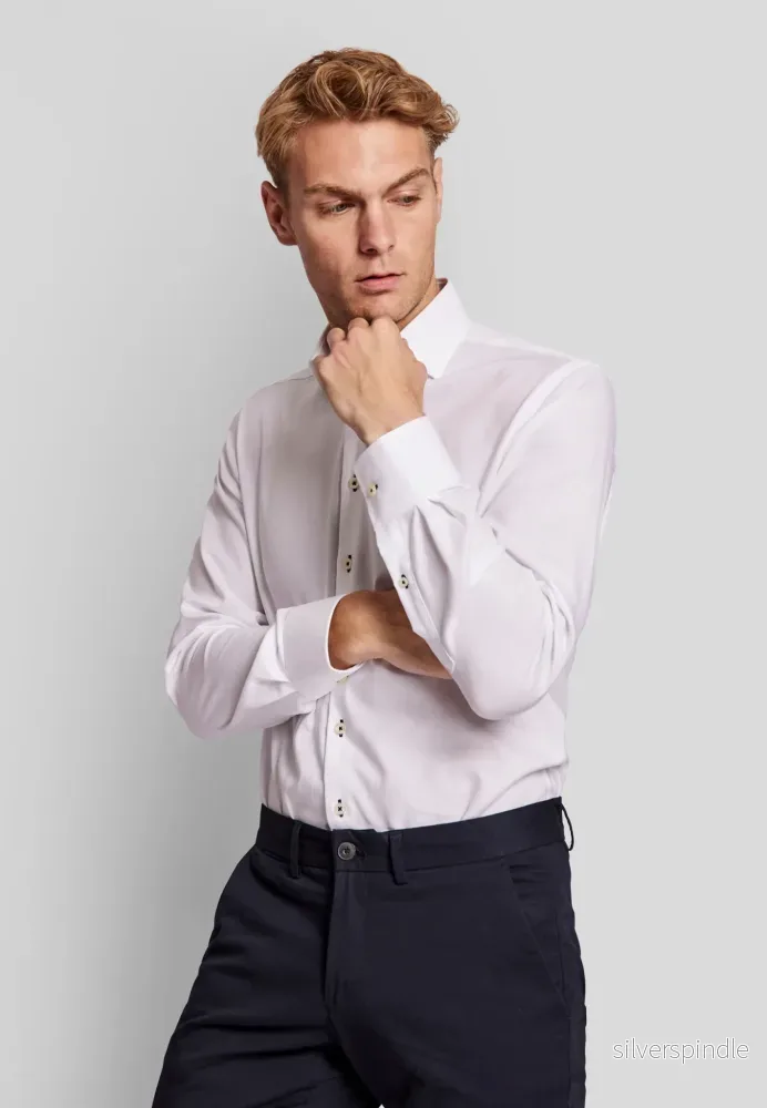 BS Pung modern fit Skjorta - White - Bild 3