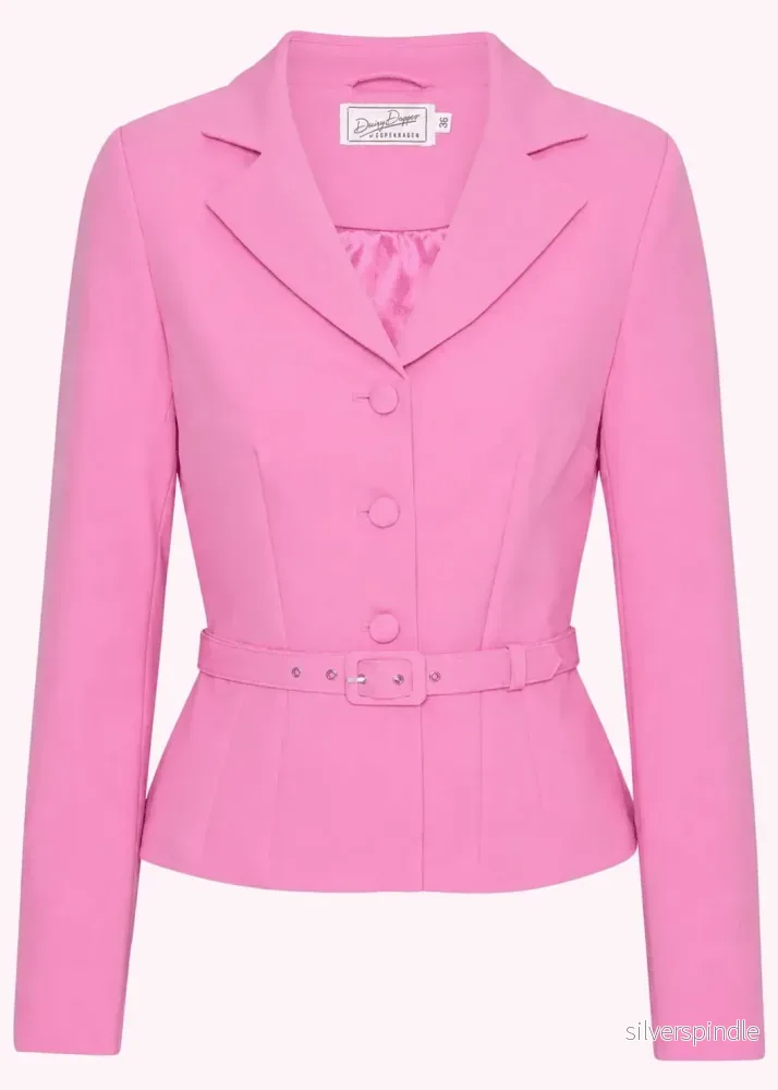 Siri figursydd blazer - cerise