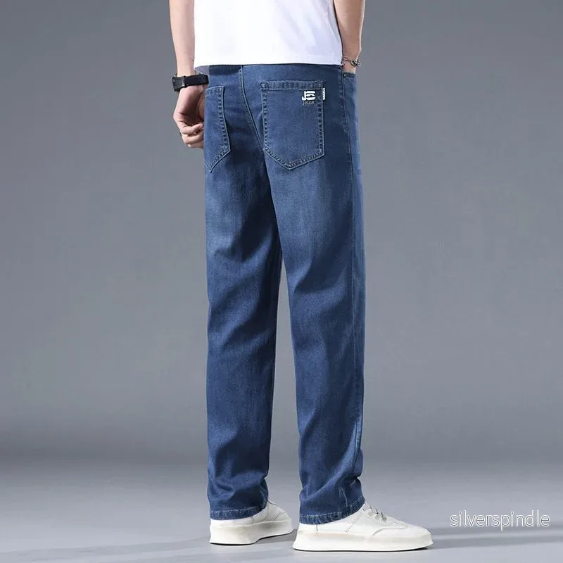 Ethan | Slim Fit Jeans med Medelhög Midja och Mikroelastisk Stretch