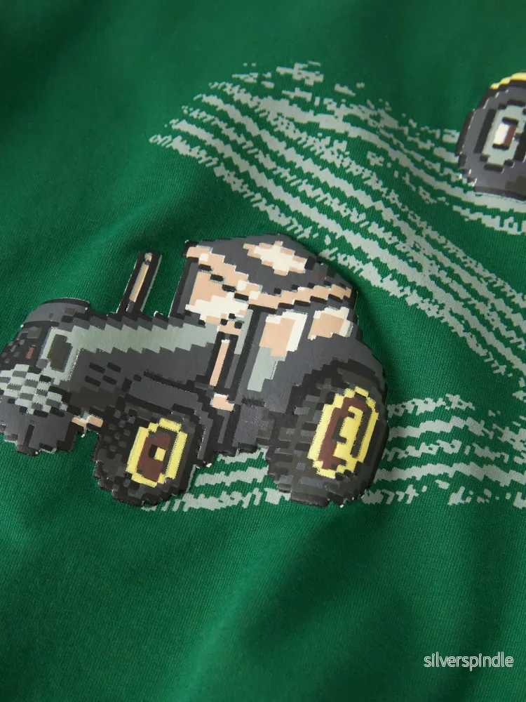 Lavandin Sweatshirt Med Traktorer - Bild 2