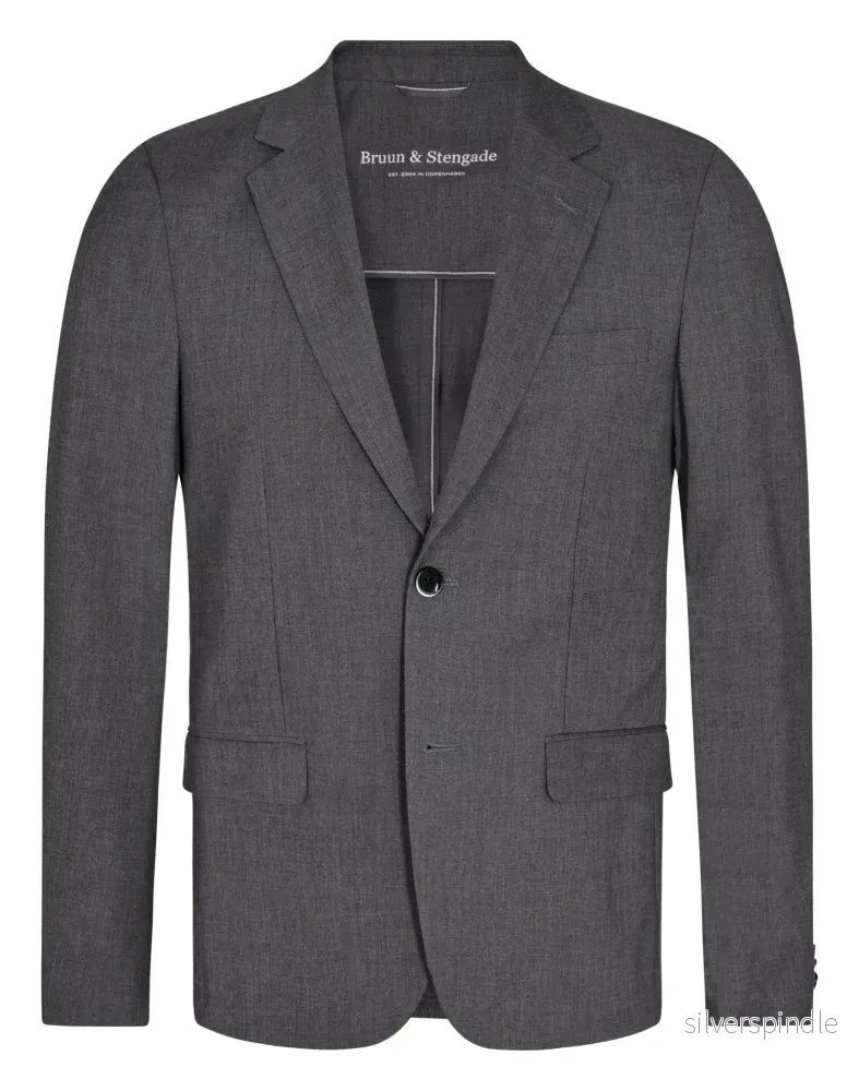 BS Sonoma Slim Fit Blazer – Mörkgrå