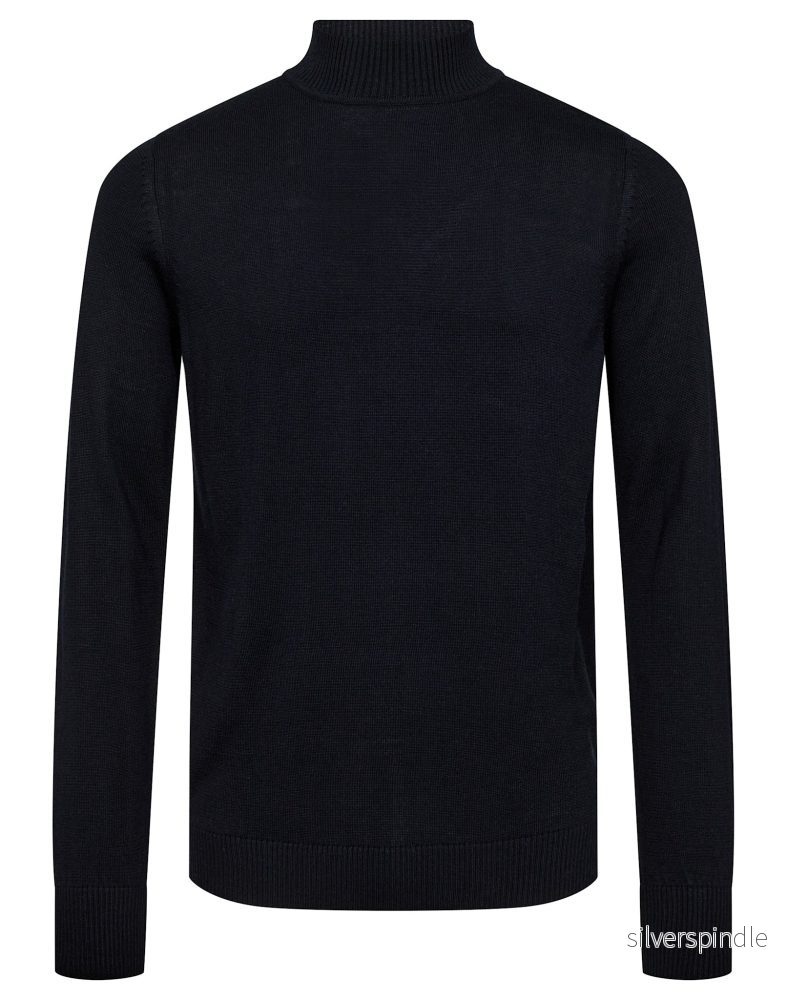 BS Froder Regular Fit Stickat - Navy