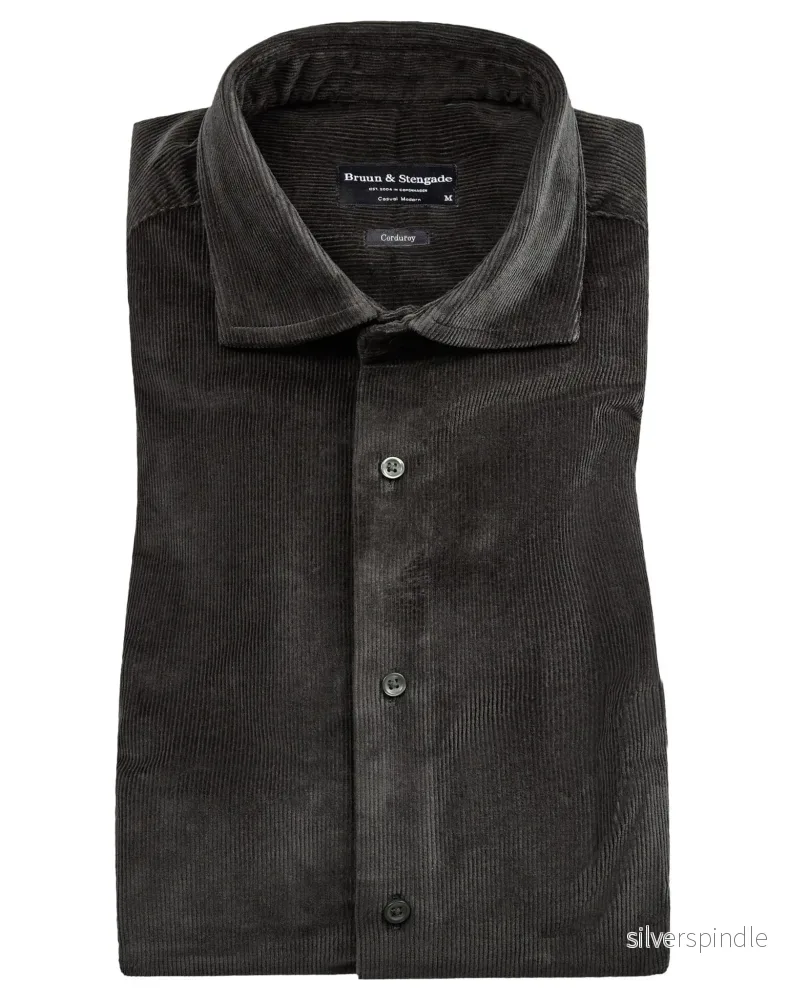 BS Horten casual modern fit Skjorta - Grön