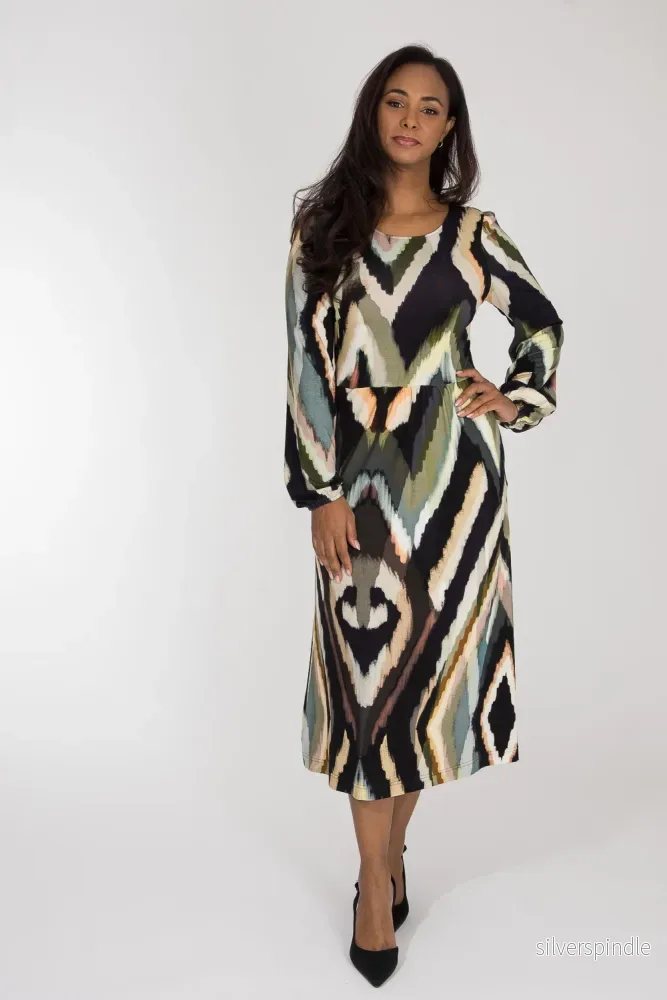 Everyday midi jersey dress - Black - Bild 3