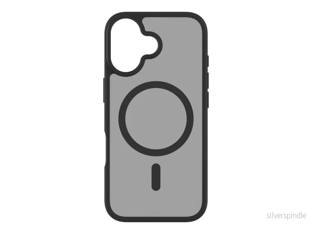 Frosted TPU-deksel iPhone 17 Magsafe – Svart