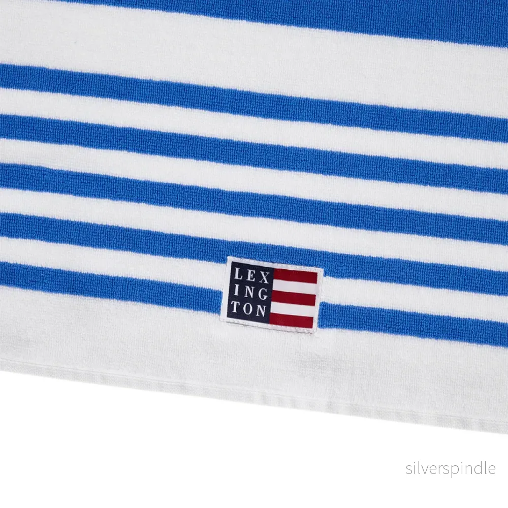 Lexington Striped Cotton Terry Family Strandhandduk - Bild 3