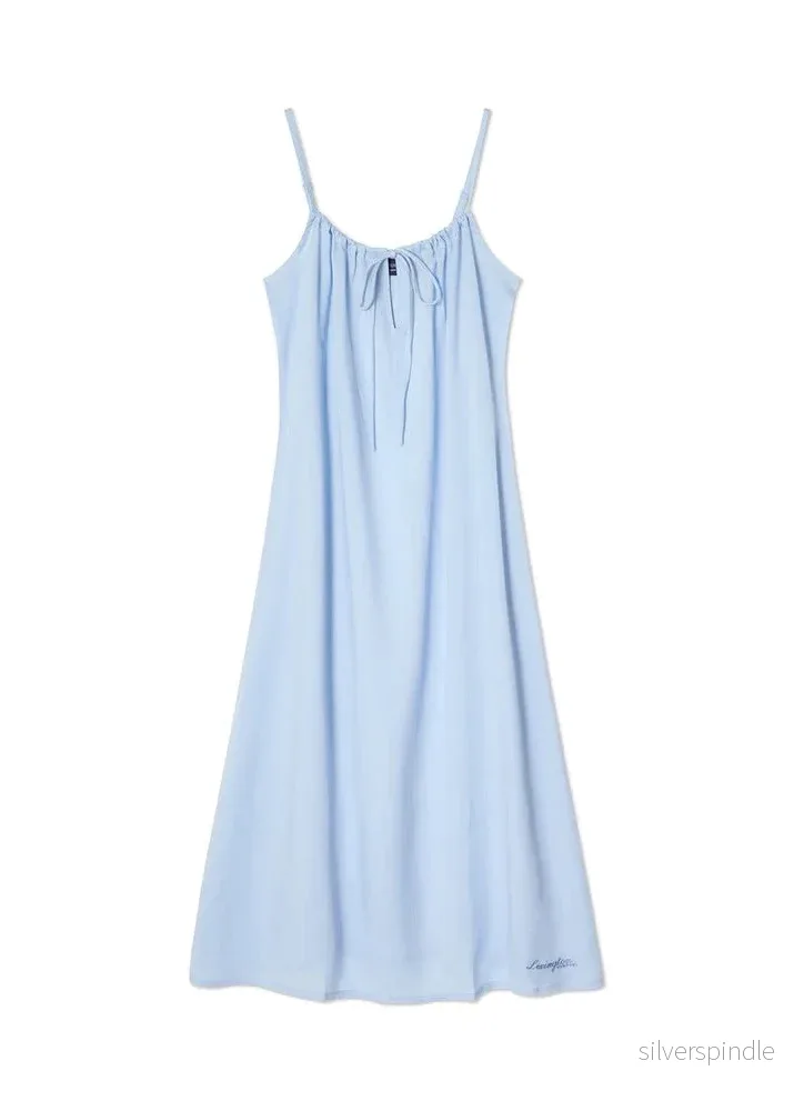 Lexington Lyocell Nightgown Light Blue