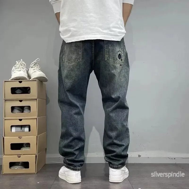 Ethan | Lösa Raka Jeans Med Rivna Detaljer För Herr - Bild 2