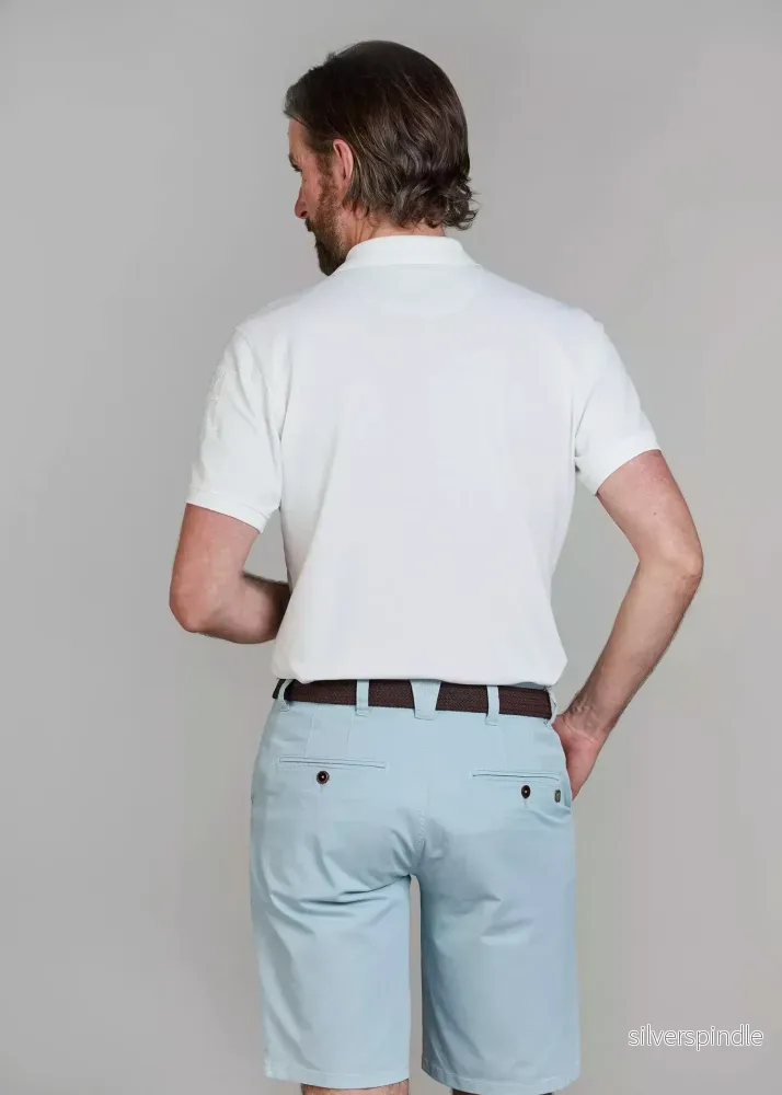 Hansen & Jacob Classic Chino Shorts Light Blue - Bild 3