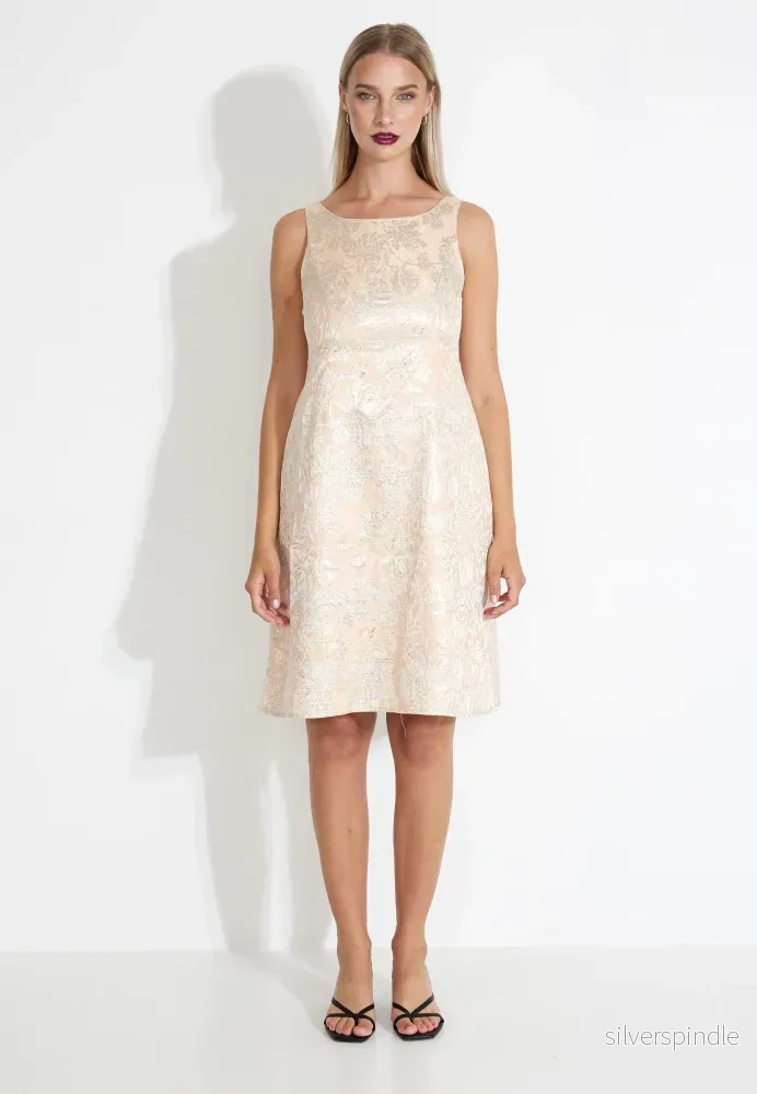 BLADE DRESS - rosabeige