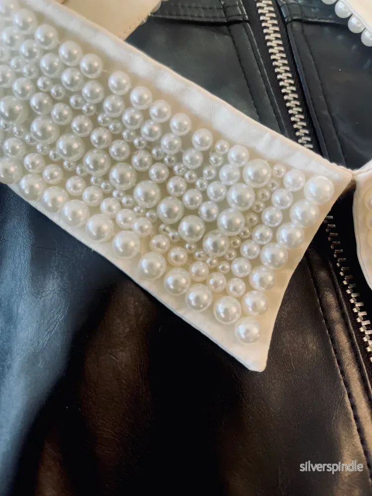 White pearl collar - Bild 3