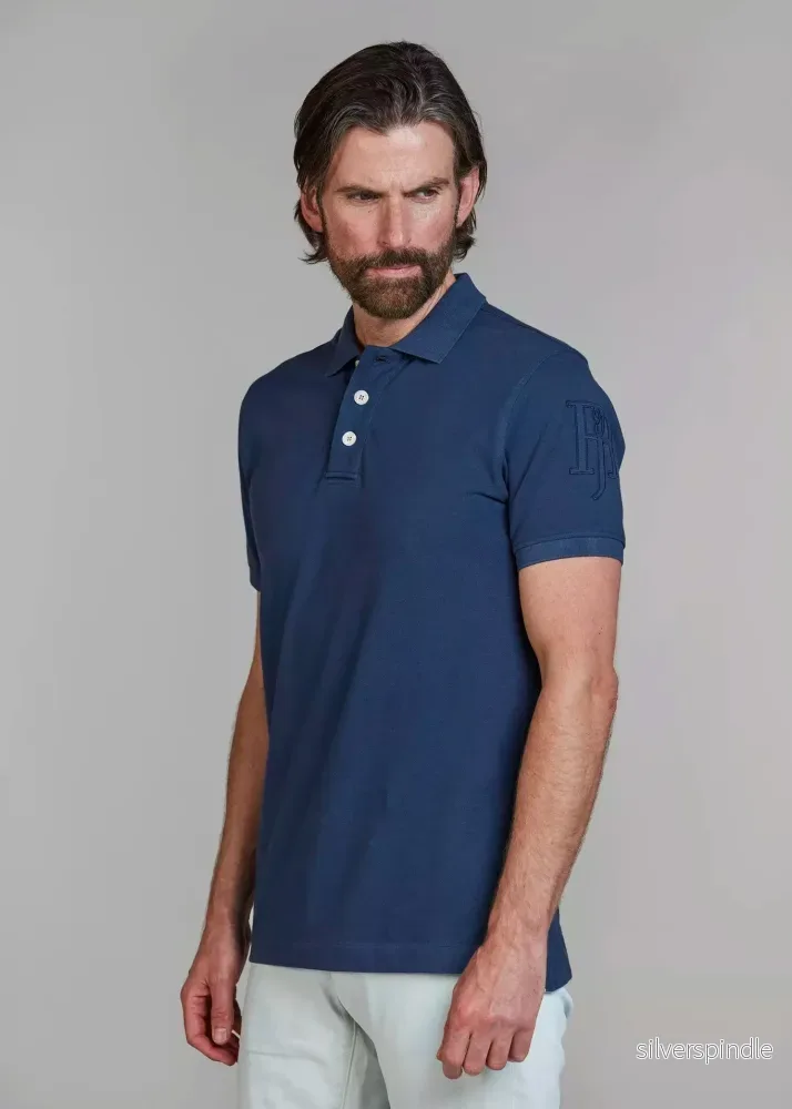 Hansen & Jacob Rough Style Polo Blue - Bild 2