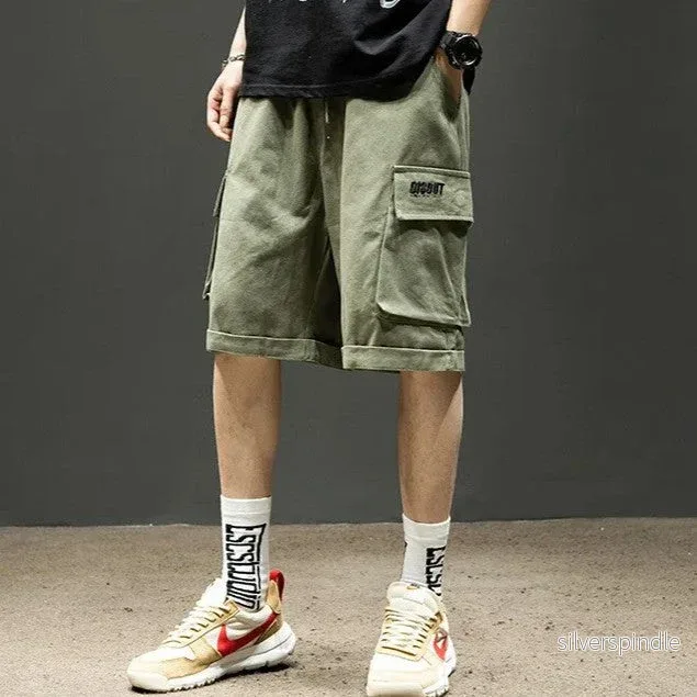 Ethan | Lätta Olivgröna Cargo Shorts med Lös Passform - Bild 2