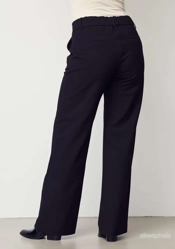 Firenze Wide Pant - Black - Bild 3