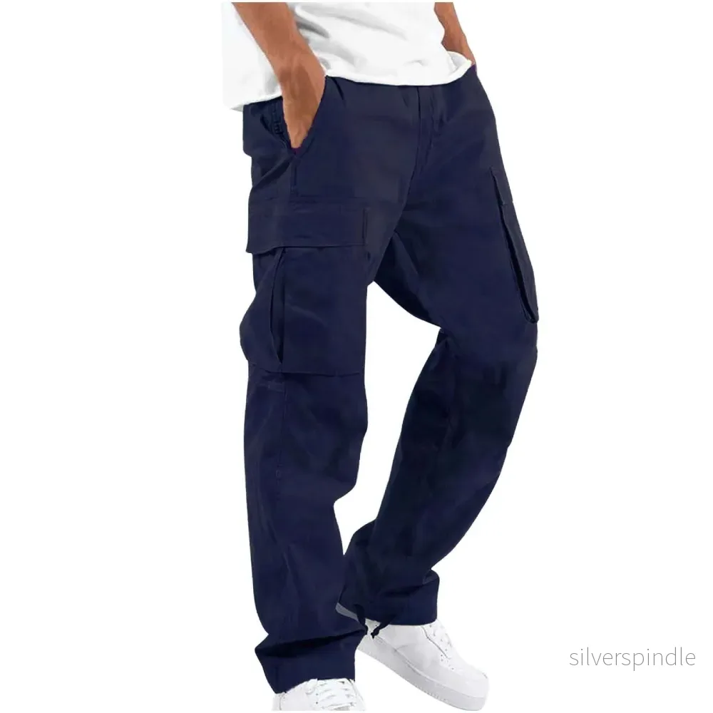 Ethan | Stretchiga Cargobyxor med Flera Fickor - Bild 2