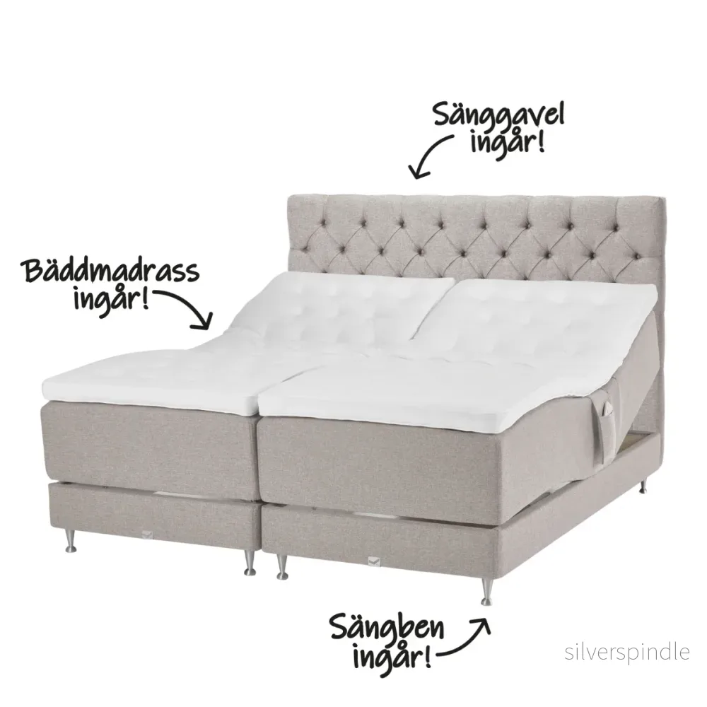 Viking Beds Birka DuoFlex Ställbar Säng ALL-INCLUSIVE