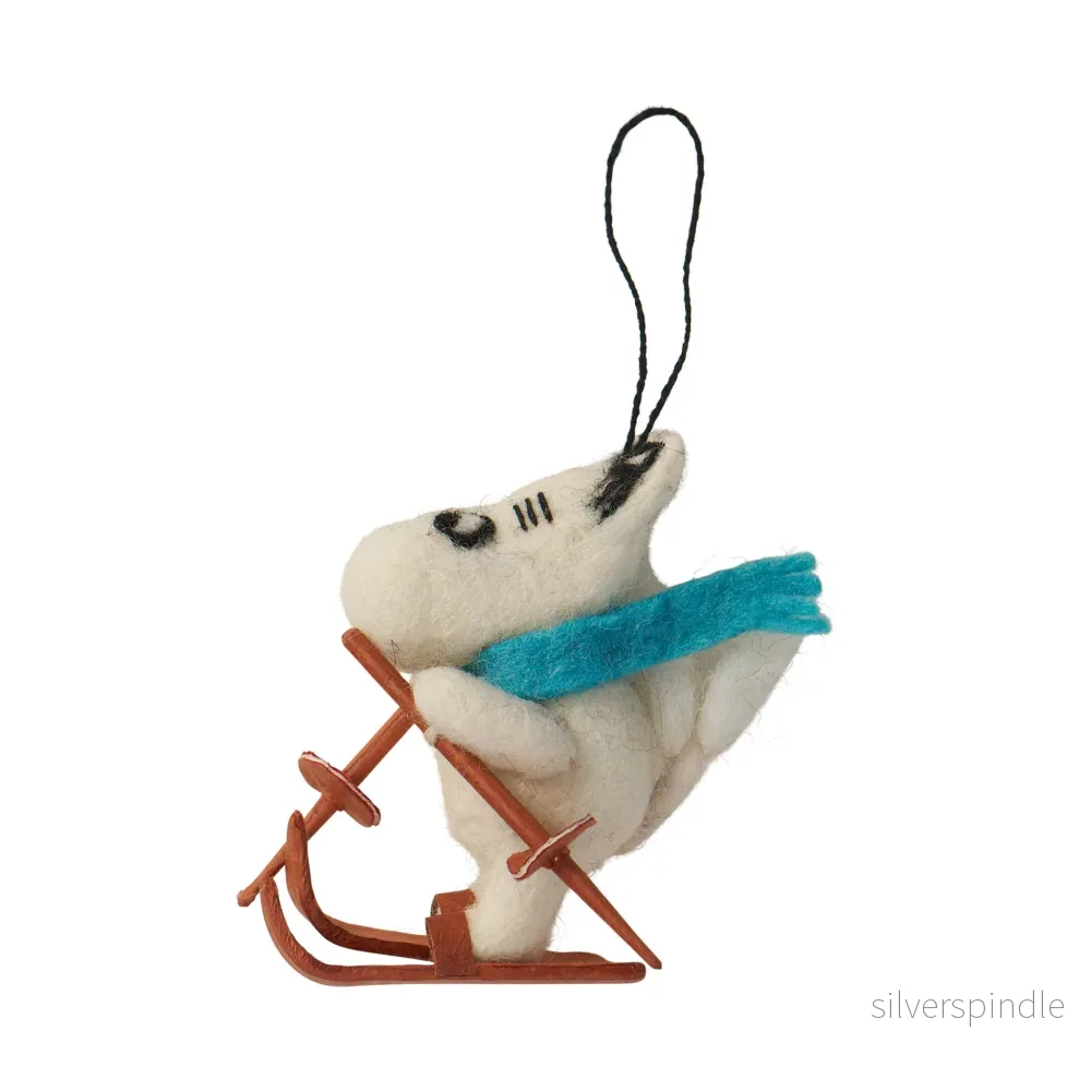 Moomin on skis Moomin on skis