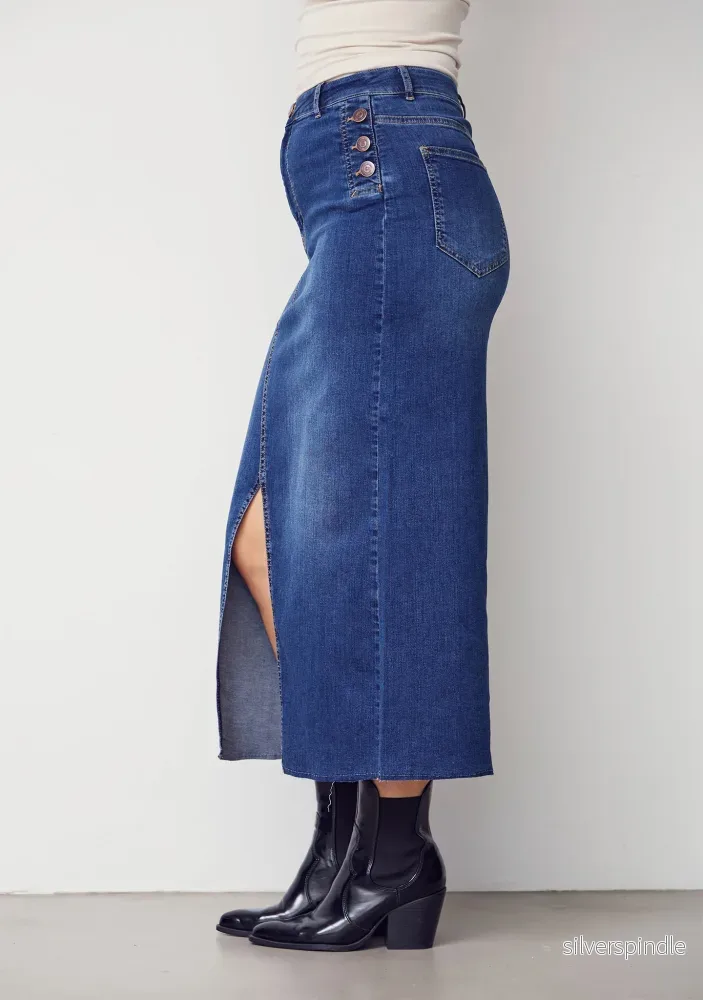 Como Denim Skirt - Dark denim - Bild 2
