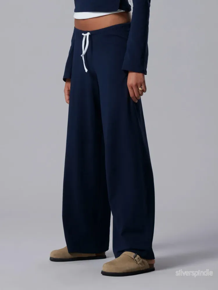 Low Waist Wide Byxa ungdomtjej Low Waist Wide Byxa ungdomtjej