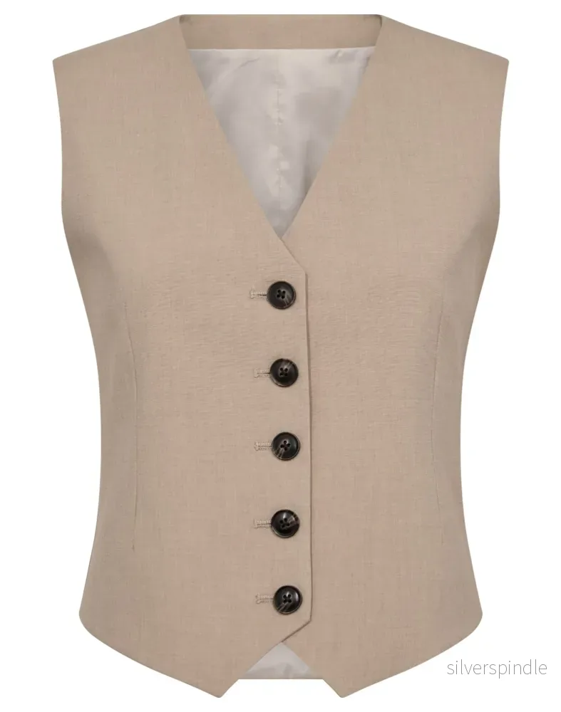 BS Decima Slim Fit Väst - Sand