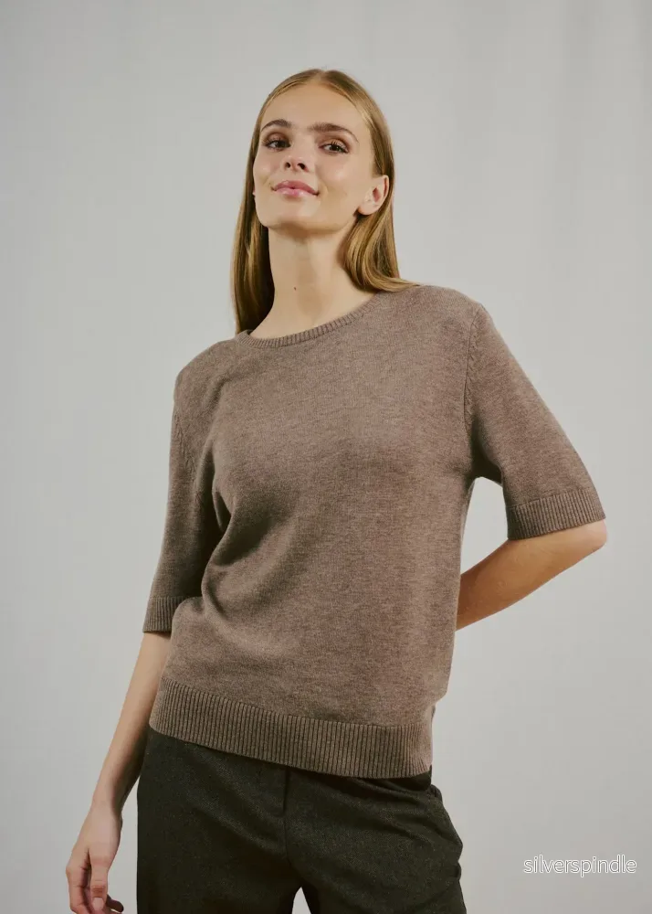 BS Annelie Regular Fit T-Shirt – Mole BS Annelie Regular Fit T-Shirt – Mole