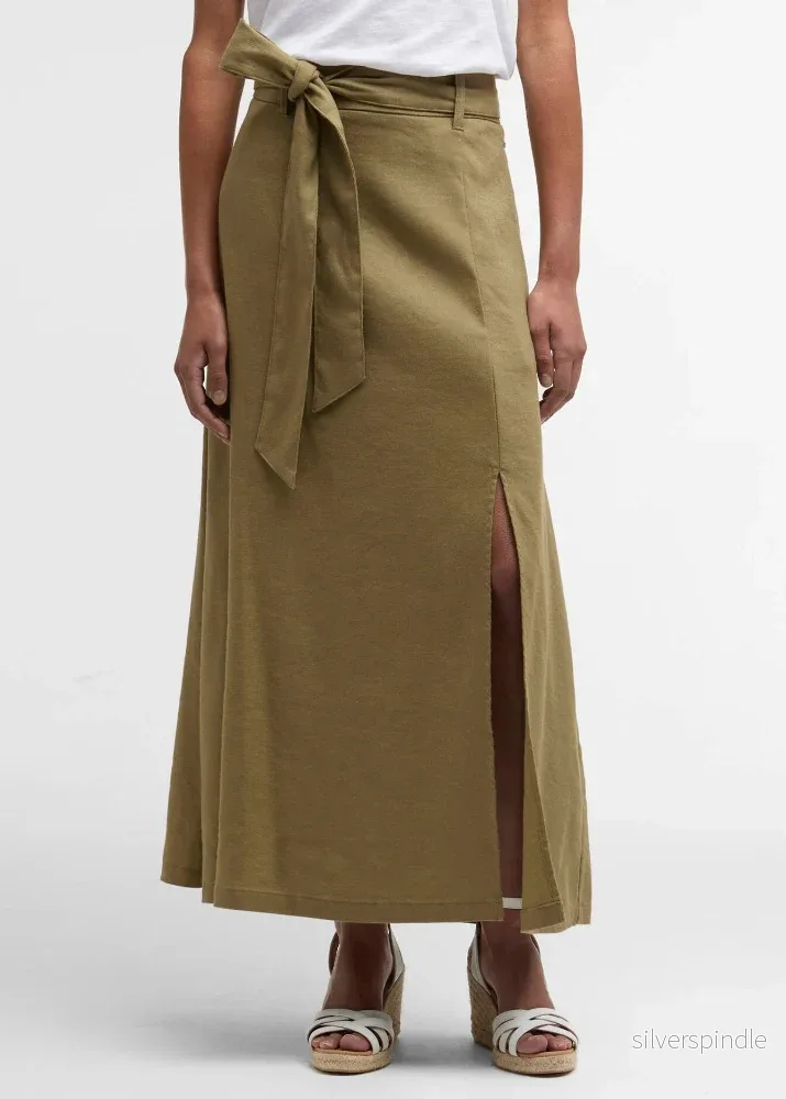 Barbour Gabby Maxi Skirt Bleached Olive - Bild 2